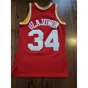 Hakeem Olajuwon Houston Rockets Mens Small Jersey NBA Basketball Mitchell & Ness